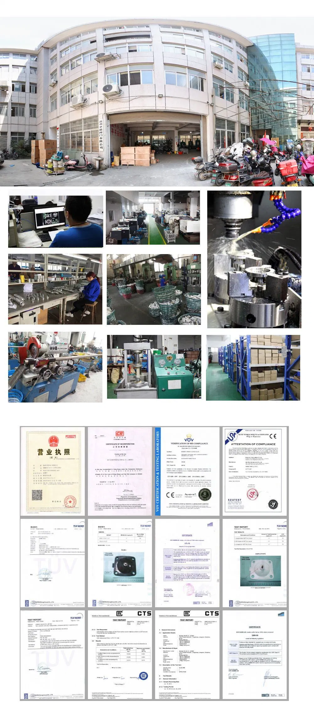 Stainless Steel Sanitary Sanitaire Pneumatic Butterfly/Diaphragm/Safety Relief/Non Return/Check/Angle Seat/Ball Control Valve (JN-BV1001)